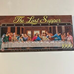 1,000 Pc Panorama Puzzle - The Last Supper.  Brand New In Box.